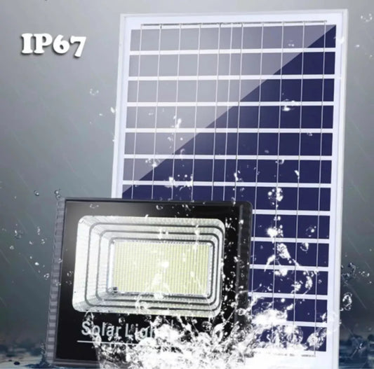 Foco Solar 200 Watts IP67 Con Panel