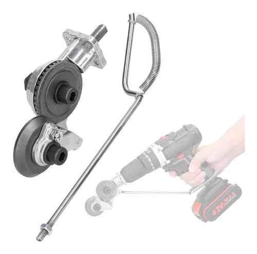 Cortador Auxiliar De Placas Metálicas Adaptador Para Taladro