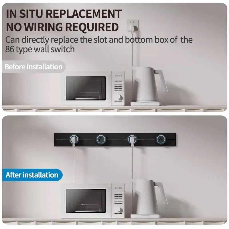 Enchufe Móvil Para Riel Eléctrico POP UNIVERSAL