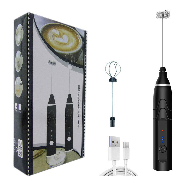 Mini Batidor Revolvedor De Café Y Espuma Leche 3 Velocidades