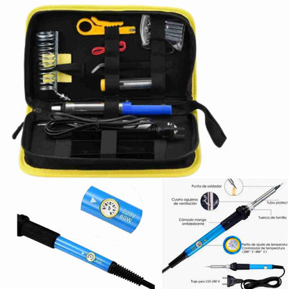 Kit De Cautín 15 Piezas 60w Electrónico 220v