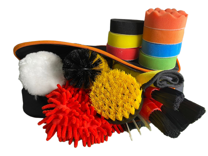 Set de cepillos para lavar autos