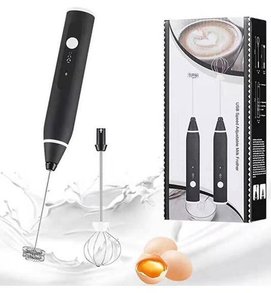 Mini Batidor Revolvedor De Café Y Espuma Leche 3 Velocidades