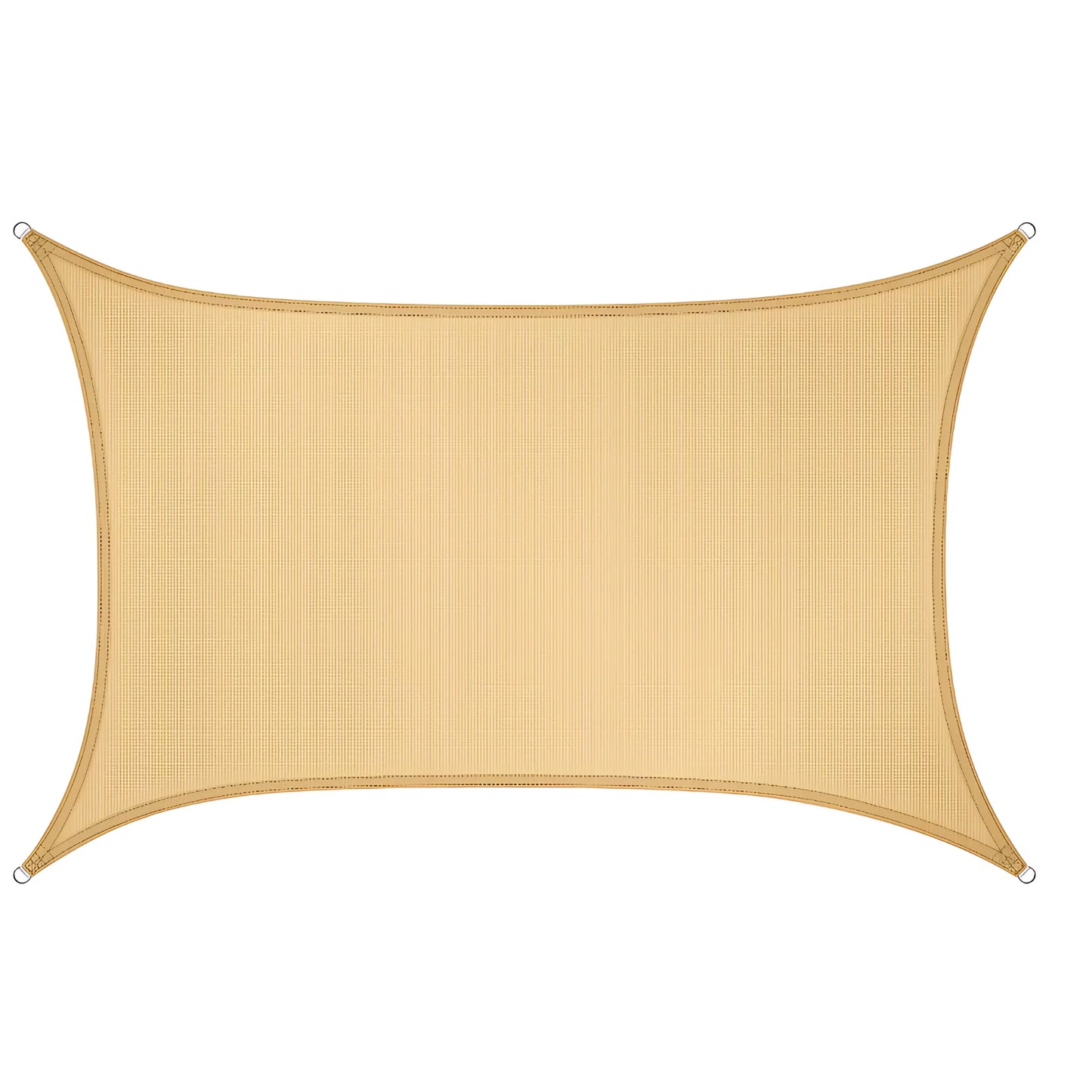 Toldo Vela Rectangular Malla 6x8 Color Beige