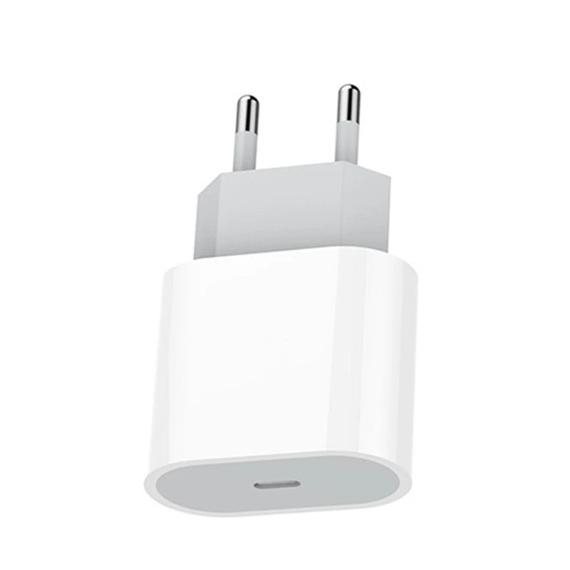 Cargador Carga Rápida Para iPhone, Cargador De Pared 20w USB-c