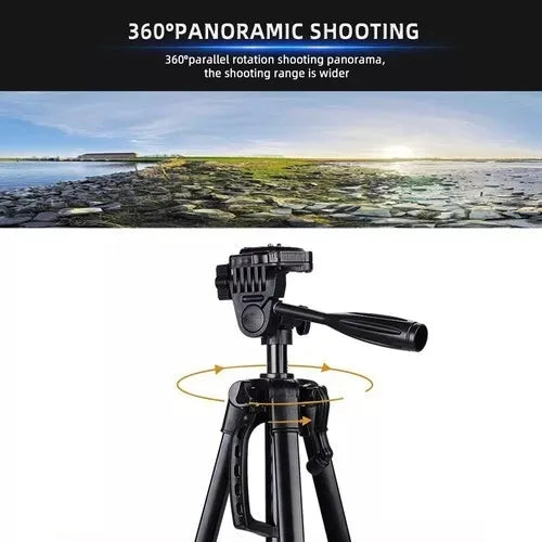 Trípode 3366 1.40m Para Cámaras Y Celulares