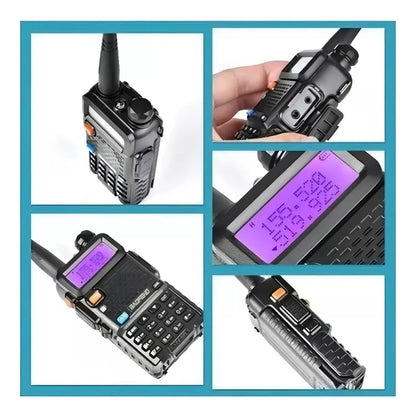 Radio Transmisor Walkie Talkie Dual Band Uv-5r Vhf Uhf Fm