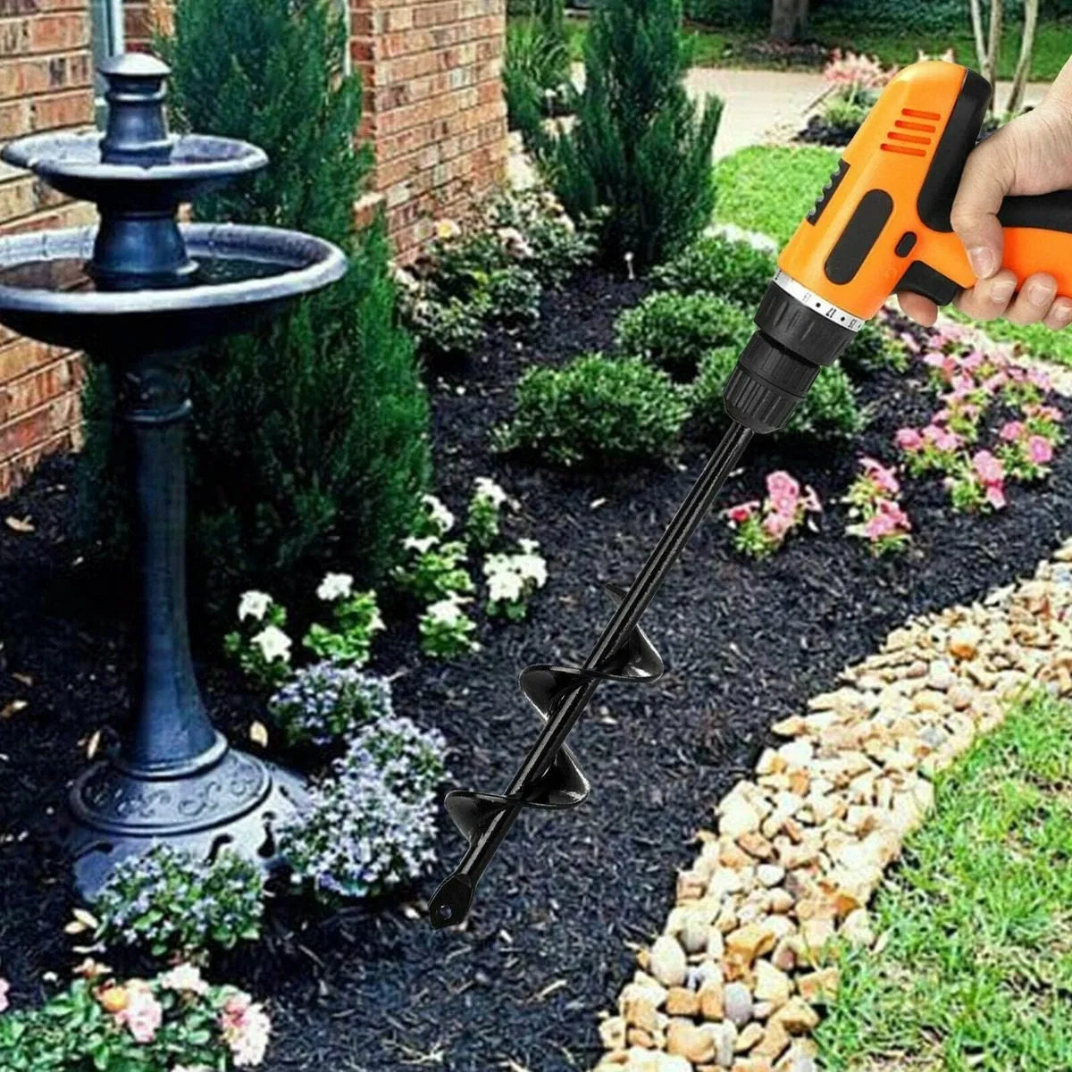 Broca Barrena Ahoyador Para Jardín O Huerto 22 X 5 Cm