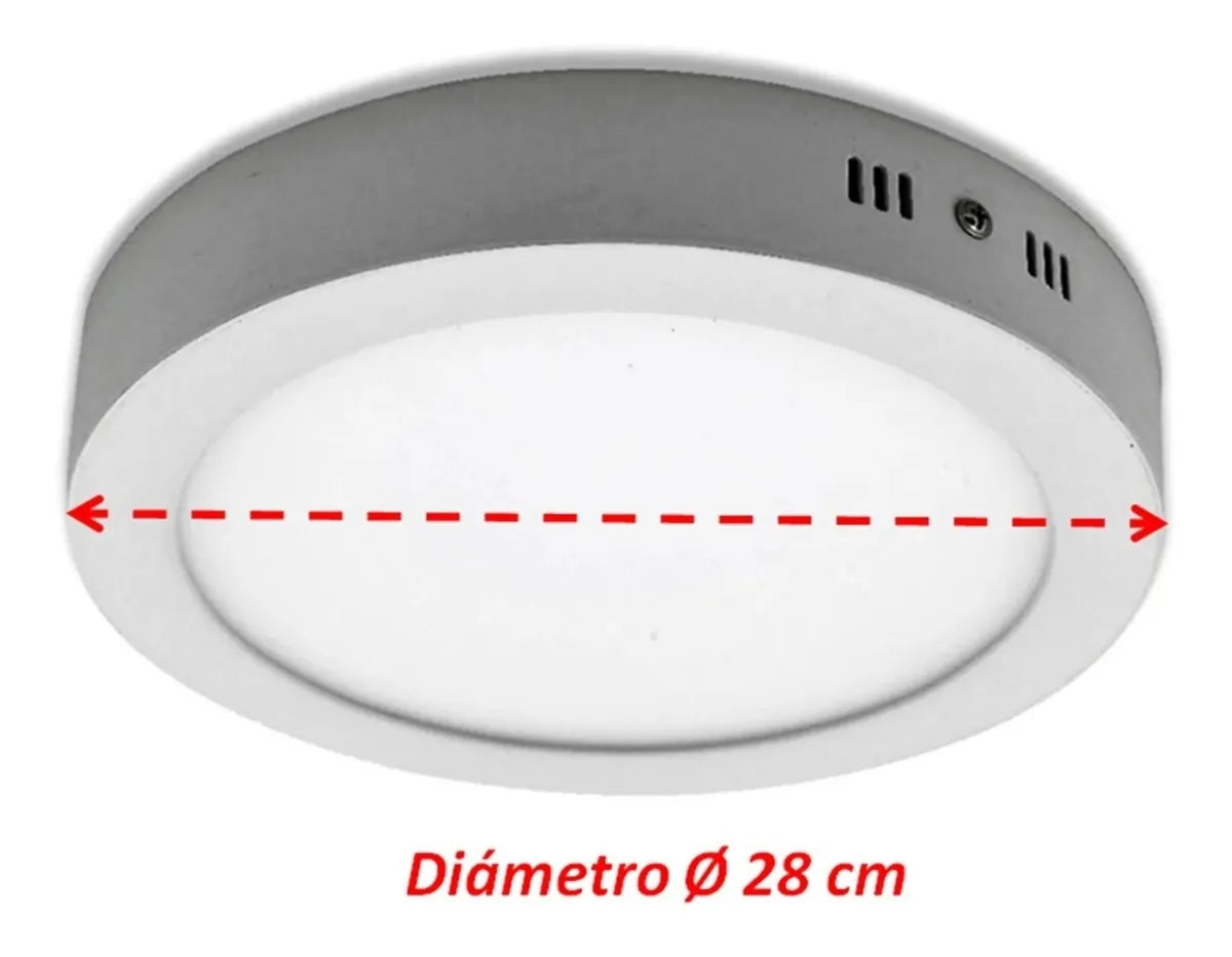 Foco Led Redondo Foco Led Sobrepuesto 24w Lamparas Techo