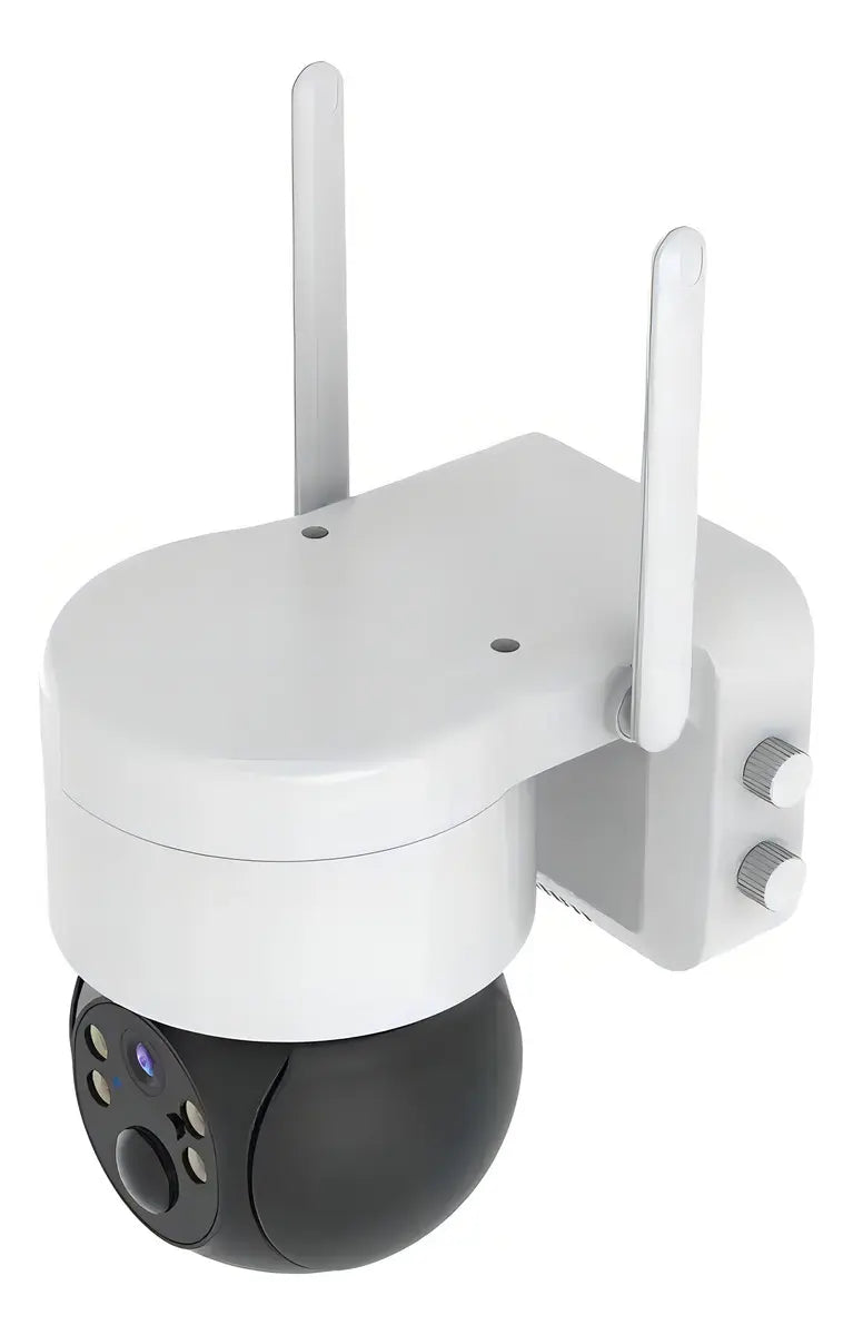 Cámara Solar para Exteriores IP 1080 Inalámbrica 360° Blanca
