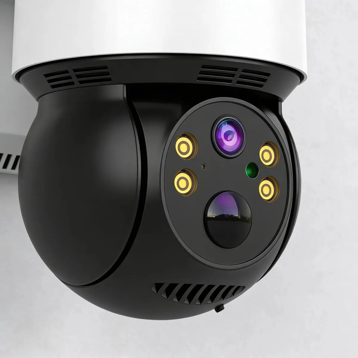 Cámara Solar para Exteriores IP 1080 Inalámbrica 360° Blanca