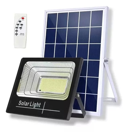 Foco Solar 200 Watts IP67 Con Panel 