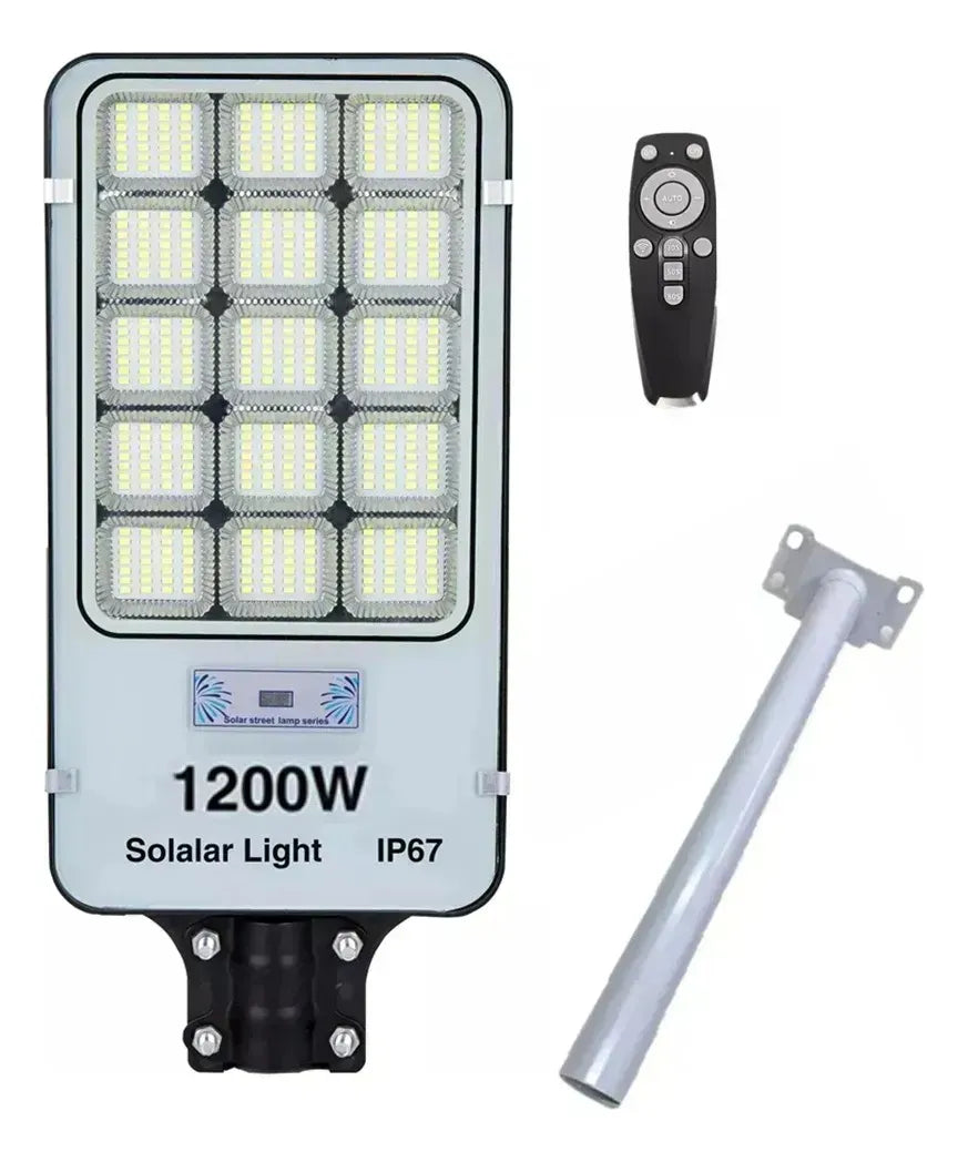 Foco Solar LED 1200W con Control Remoto
