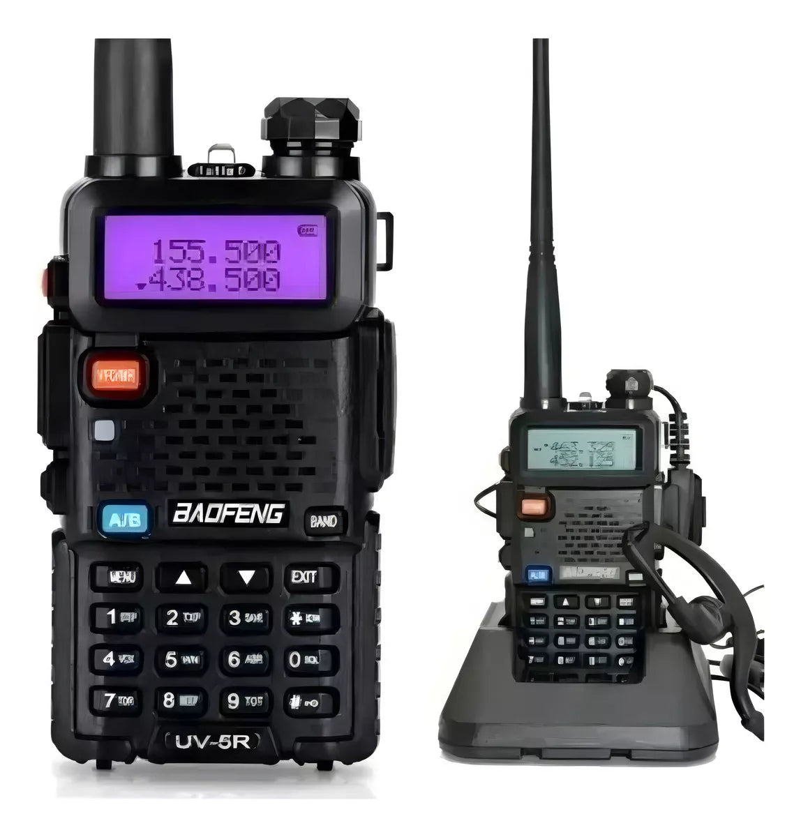 Radio Transmisor Walkie Talkie Dual Band Uv-5r Vhf Uhf Fm