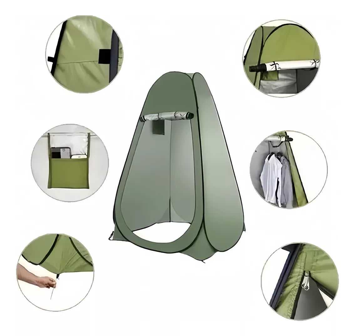 Carpa 1 Persona Carpa Baño Carpa Camping Vestidor Portátil