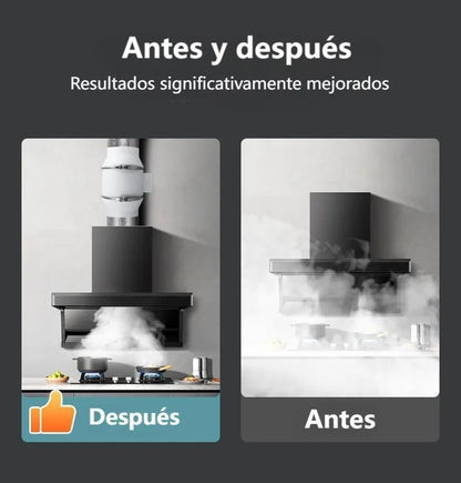 Extractor De Aire Industrial 6 Pulgadas 200mm 80w Color Blanco