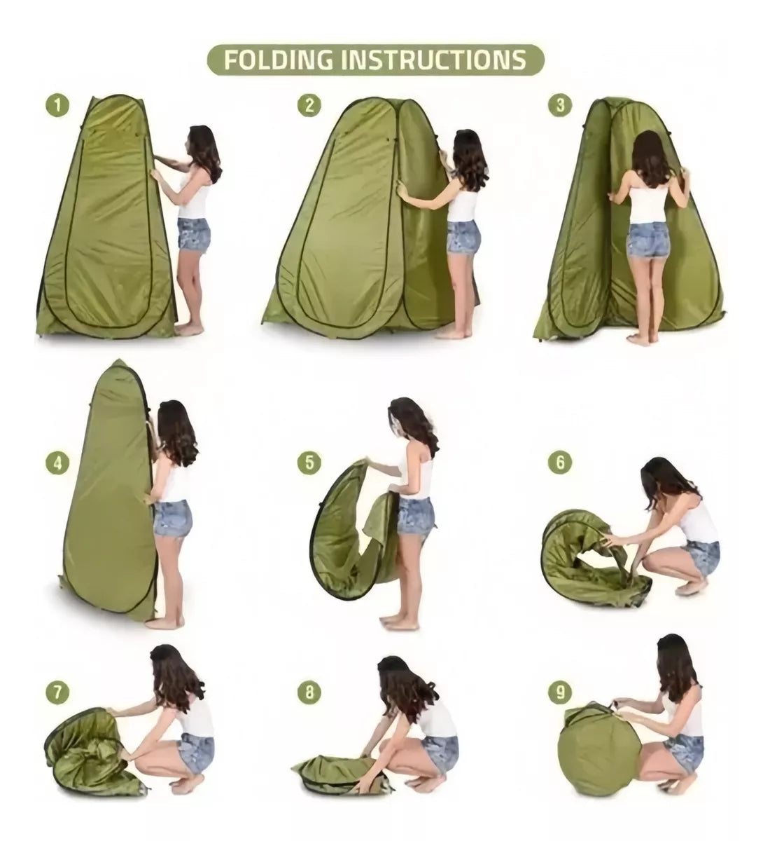 Carpa 1 Persona Carpa Baño Carpa Camping Vestidor Portátil