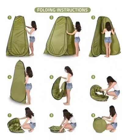 Carpa 1 Persona Carpa Baño Carpa Camping Vestidor Portátil