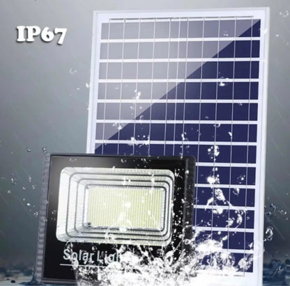 Foco Solar 200 Watts IP67 Con Panel 