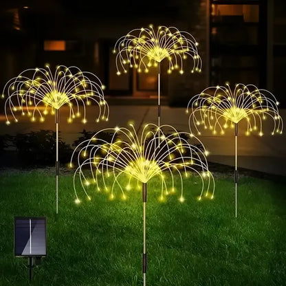 luz tipo Fuegos Artificiales estaca 120 luces De Colores
