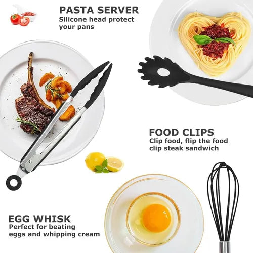 Juego De Utensilios De Cocina 9 Piezas antiadherentes