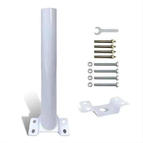 Poste soporte de montaje con brazo AX053 - vista general con tornillos