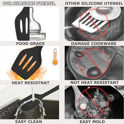 Juego De Utensilios De Cocina 9 Piezas antiadherentes