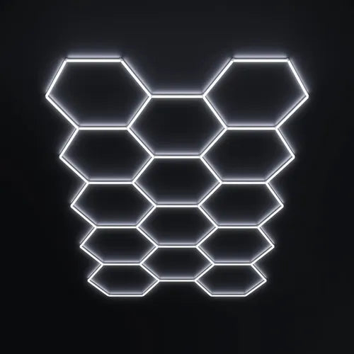 Panel LED Hexagonal 14 Módulos AX047 - vista de estructura