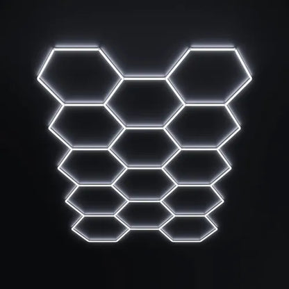 Panel LED Hexagonal 14 Módulos AX047 - vista de estructura