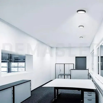 Panel LED redondo sobrepuesto AX060 - detalle encendido