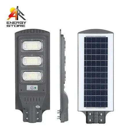 Luminaria solar 120W AX075 - detalle de las 3 filas de LED