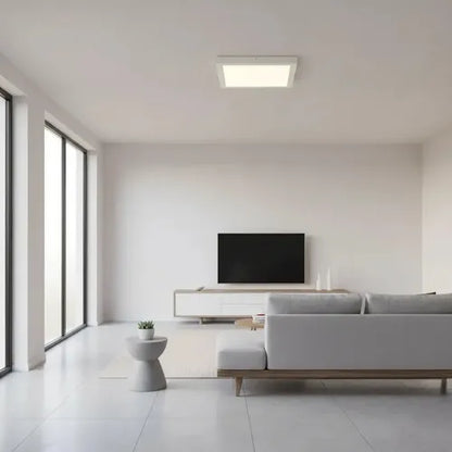 Panel LED cuadrado sobrepuesto blanco AX067 - detalle instalación