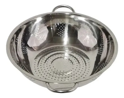 Colador Escurridor De Acero Inoxidable 20 Cm