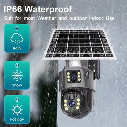 Cámara solar 4G giratoria YA-26525 - vista de la app