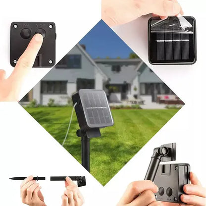 Guirnalda  solar Gota De Agua 5 M 20 Cabezas, Luz Cálida