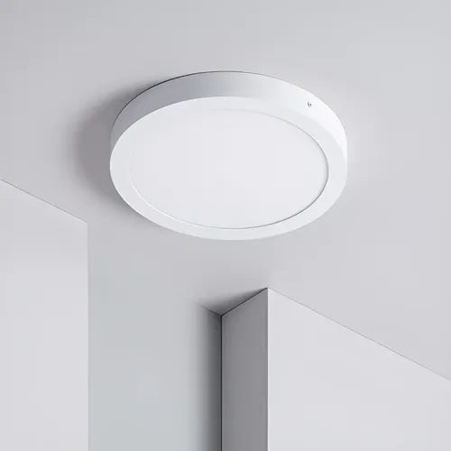 Panel LED redondo sobrepuesto blanco AX064 - vista general