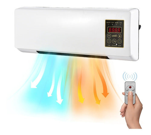 Ventilador y Calefactor Eléctrico Aire Caliente y ventilador