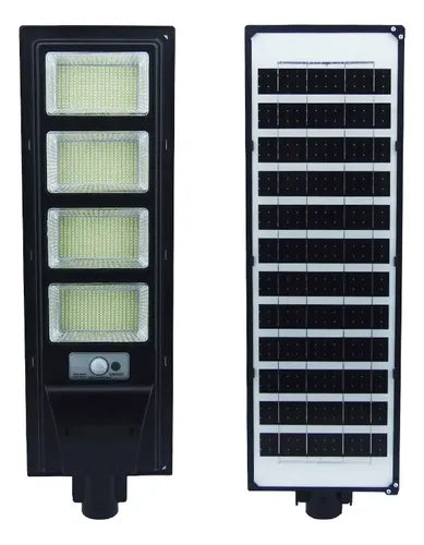 Luminaria solar de calle 4 filas AX055 - detalle de las placas LED