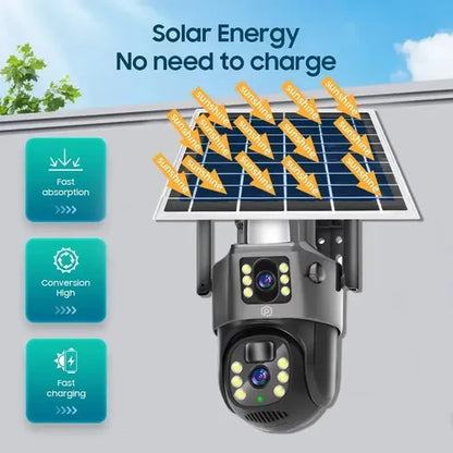 Cámara solar 4G giratoria YA-26525 - especificaciones