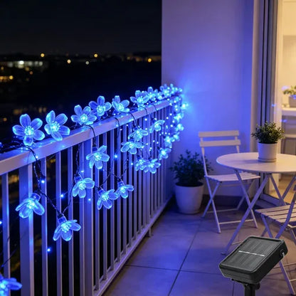 Campana De Viento Solar, Varilla De Burbujas 5 M 20 Cabezas, Luz Cálida