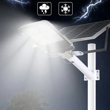 Luminaria solar de calle 600W AX036 - vista de las 4 secciones LED