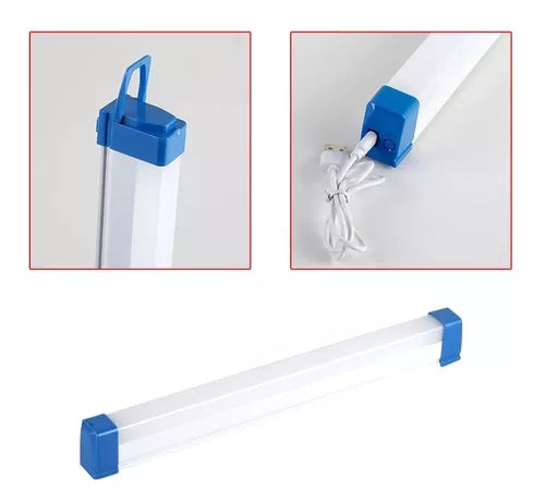 Lampara Emergencia Portátil Recargable Led 40w
