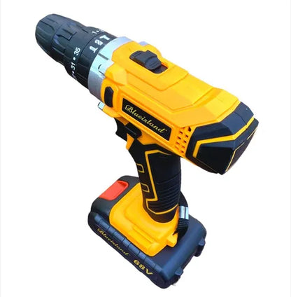 Taladro Inalámbrico Percutor 68v + 2 Baterias + Accesorios