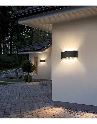 Aplique Pared Exterior AX032 8W - vista lateral