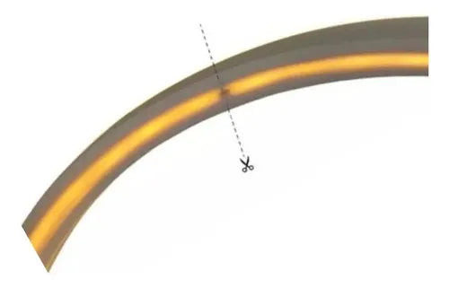 Tira LED Flexible 5 M, Luz Blanca, Con Fuente 12V 3A Y Clips