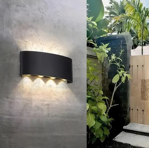 Aplique Pared Exterior AX032 8W - detalle del efecto de luz