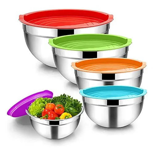 Bol Para Ensalada 14-16-18-22- 26 Cm Con Medidas