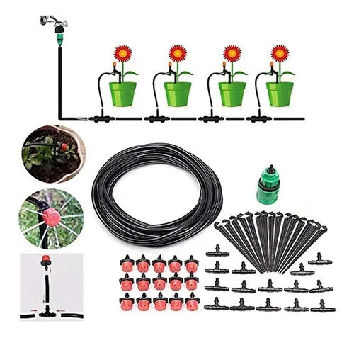 Sistema De Riego Con Programador Automático Goteo