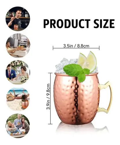 2 Taza Moscow coctel Mule 550 Ml