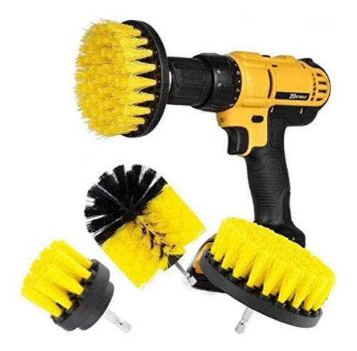 Juego De 3 Cepillos Para Taladro